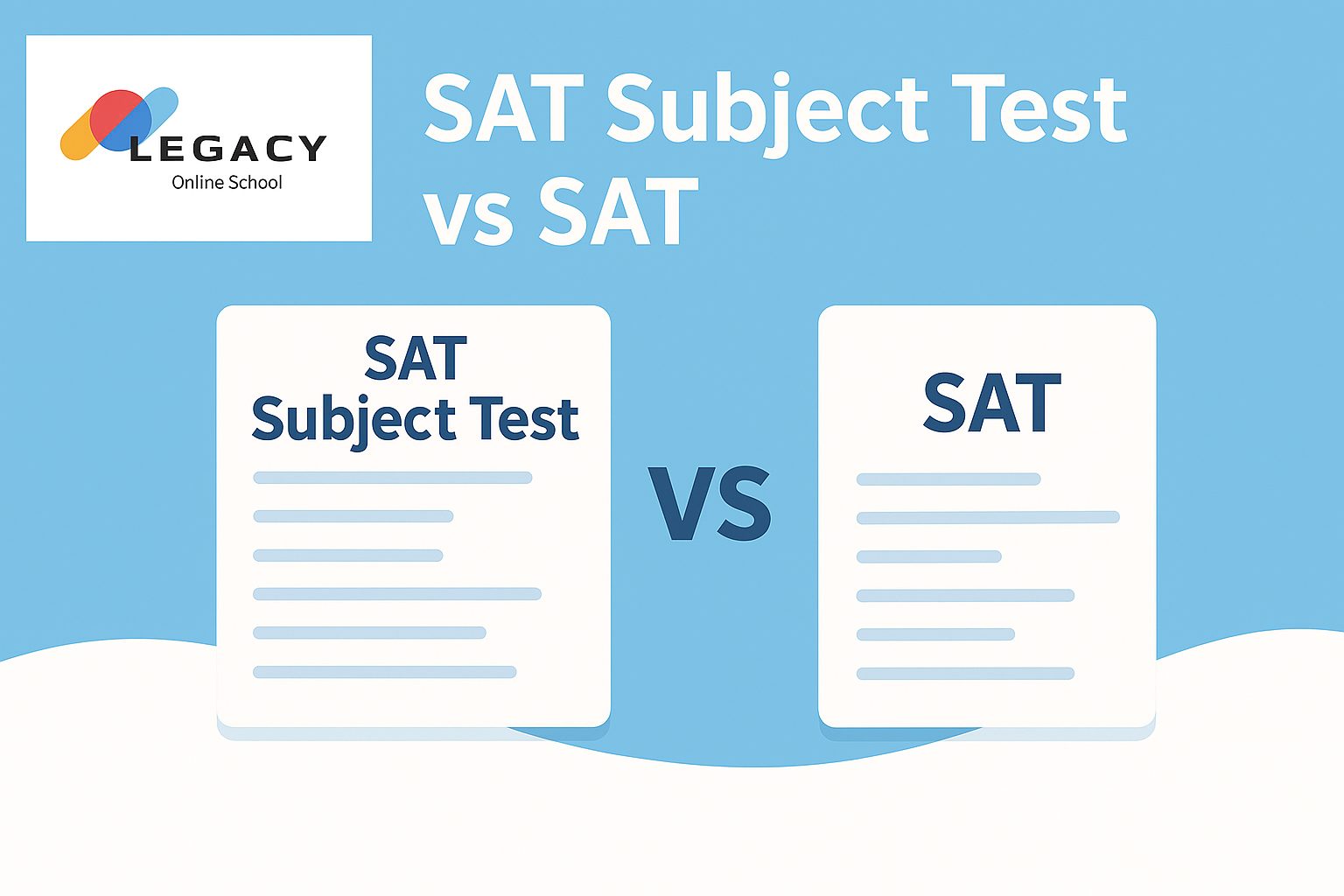 SAT Subject Test vs SAT