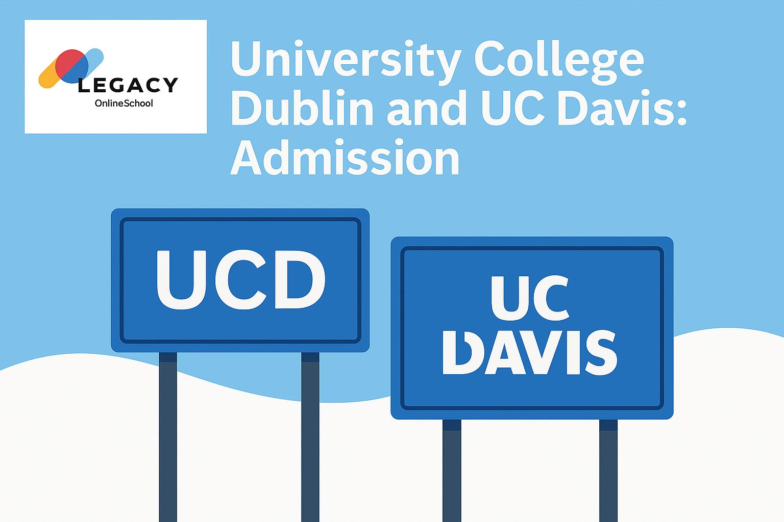 University College Dublin and UC Davis: Admission